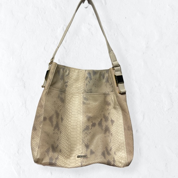 Vince Camuto Handbags - Vince Camuto Metallic Snakeskin Hobo bag ML